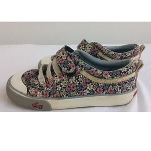See Kai Run Kristin Floral sneakers little girls/ toddlers Size 11